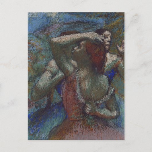 Blauwe dansers Edgar Degas Briefkaart (Voorkant)