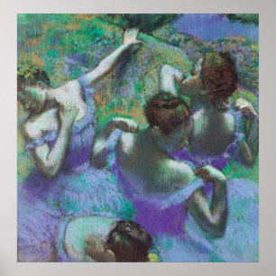 Blauwe dansers poster