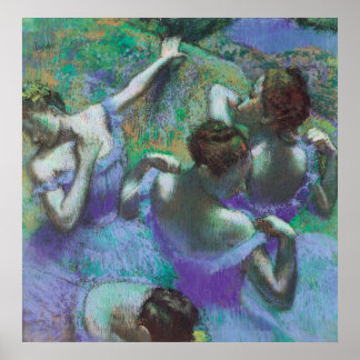 Blauwe dansers poster