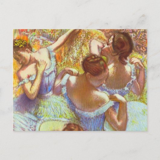 Blauwe dansers van Edgar Degas Briefkaart (Voorkant)