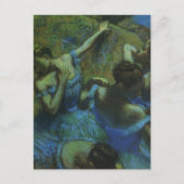 Blauwe dansers van Edgar Degas,  impressionisme Briefkaart (Voorkant)
