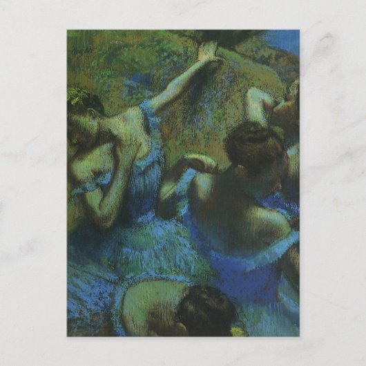 Blauwe dansers van Edgar Degas,  impressionisme Briefkaart (Voorkant)