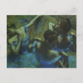 Blauwe dansers van Edgar Degas,  impressionisme Briefkaart (Voorkant)