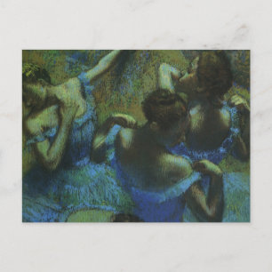 Blauwe dansers van Edgar Degas,  impressionisme Briefkaart