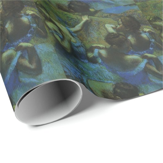 Blauwe dansers van Edgar Degas,  impressionisme Cadeaupapier (Rol Hoek)