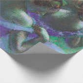 Blauwe dansers van Edgar Degas,  impressionisme Cadeaupapier (Hoek)