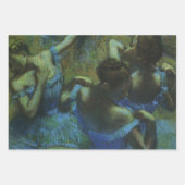 Blauwe dansers van Edgar Degas,  impressionisme Inpakpapier Vel (Voorkant 3)