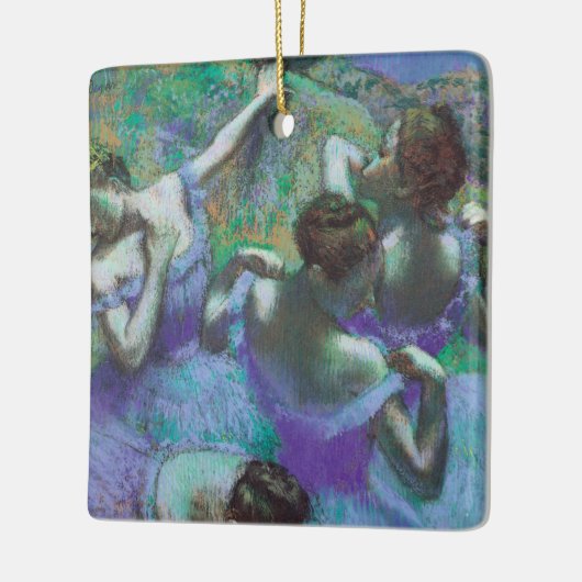 Blauwe dansers van Edgar Degas, impressionisme Keramisch Ornament (Links)