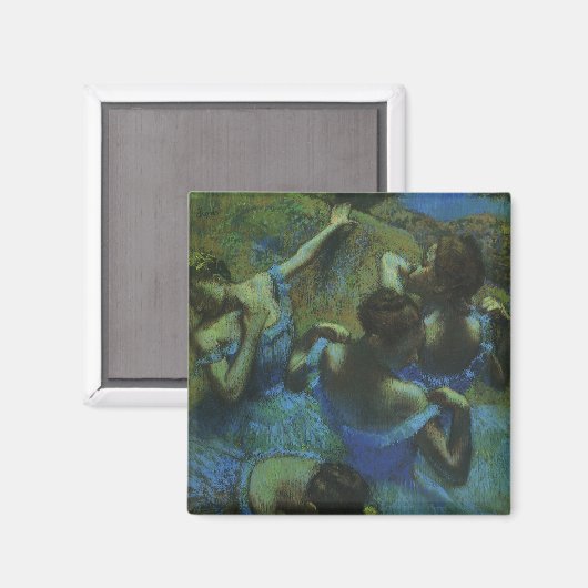 Blauwe dansers van Edgar Degas,  impressionisme Magneet (Voorkant / Achterkant)