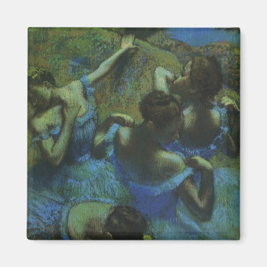 Blauwe dansers van Edgar Degas,  impressionisme Magneet (Voorkant)