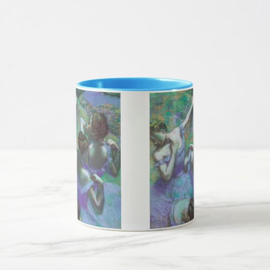 Blauwe dansers van Edgar Degas,  impressionisme Mok (Midden)