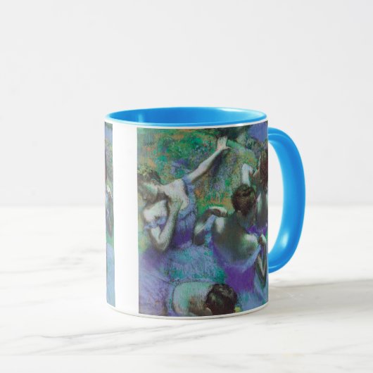 Blauwe dansers van Edgar Degas,  impressionisme Mok (Voorkant rechts)