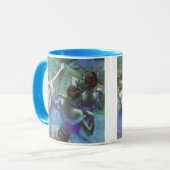 Blauwe dansers van Edgar Degas,  impressionisme Mok (Voorkant links)