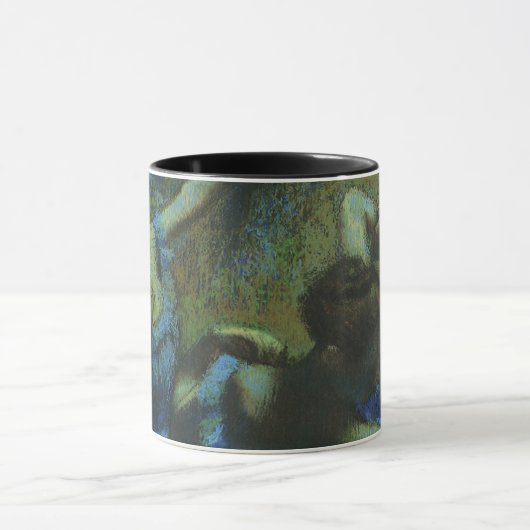 Blauwe dansers van Edgar Degas,  impressionisme Mok (Midden)