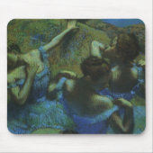 Blauwe dansers van Edgar Degas,  impressionisme Muismat (Voorkant)