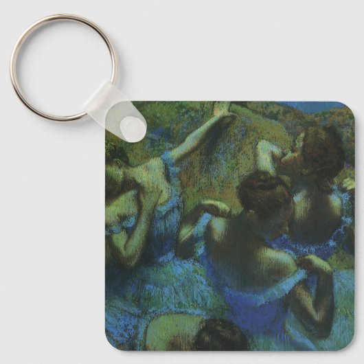 Blauwe dansers van Edgar Degas,  impressionisme Sleutelhanger (Voorkant)