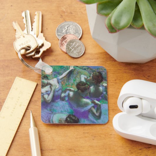 Blauwe dansers van Edgar Degas,  impressionisme Sleutelhanger (Bureau)