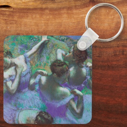 Blauwe dansers van Edgar Degas,  impressionisme Sleutelhanger (Achterkant)