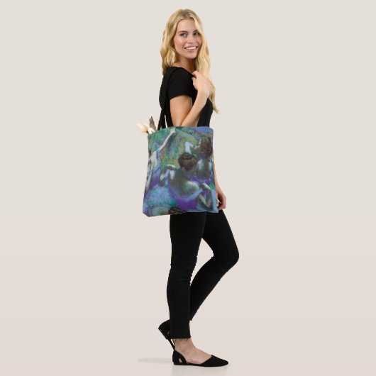 Blauwe dansers van Edgar Degas,  impressionisme Tote Bag (Op model)