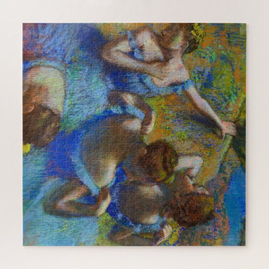 Blauwe dansers van Edgar Degas Legpuzzel (Horizontaal)