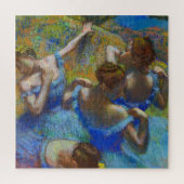 Blauwe dansers van Edgar Degas Legpuzzel (Verticaal)