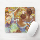 Blauwe dansers van Edgar Degas Mousepad Muismat (Met muis)