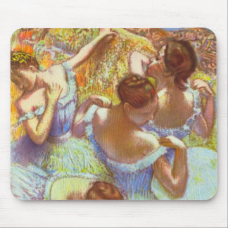 Blauwe dansers van Edgar Degas Mousepad Muismat