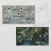 Blauwe dansers van Edgar Degas Visitekaartje (Voorkant / Achterkant)
