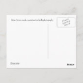 Blauwe darner Dragonfly Briefkaart (Achterkant)