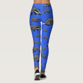 Blauwe Das Broekjes Leggings (Achterkant)