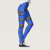 Blauwe Das Broekjes Leggings (Rechts)