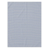 Blauwe Davidsster op Matte Silver Tafelkleed (Voorkant)