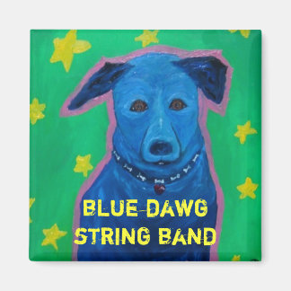 Blauwe DAWG String Band magneet