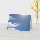 Blauwe de notakaarten van Hemelen Kaart (Gele Bloem)