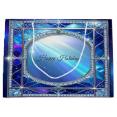 Blauwe decoratieve cadeautas (Voorkant)