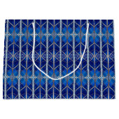 Blauwe decoratieve cadeautas (Voorkant)