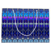 Blauwe decoratieve cadeautas (Achterkant)
