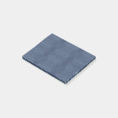 Blauwe, decoratieve, eenvoudige, moderne, trendy g post-it® notes (Schuin)
