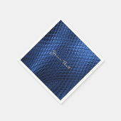 Blauwe decoratieve moderne servetten (Hoek)