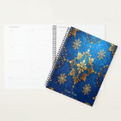 Blauwe decoratieve vakantieplanner planner (Display)