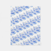 Blauwe deken van gestreepte bloem van Lobelia (Voorkant)