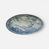 Blauwe Delftse Windmolen Nederlands Bord (Gekanteld)