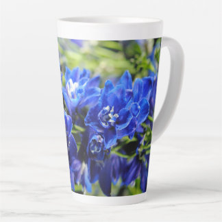 Blauwe Delphinium Latte Kop