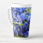 Blauwe Delphinium Latte Kop (Linkerhoek)