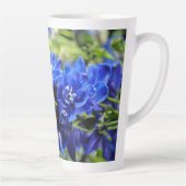 Blauwe Delphinium Latte Kop (Rechts)