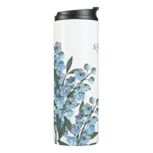 Blauwe Delphinium Thermosbeker