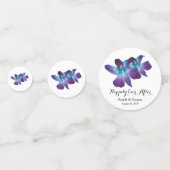 Blauwe Dendrobium Orchidee Gelukkig tot het Einde  Confetti (Voorkanten)