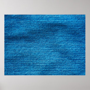 blauwe denim achtergrond gebruikt als achtergrond poster