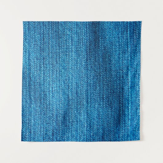 blauwe denim achtergrond gebruikt als achtergrond wandkleed (Voorkant (horizontaal))