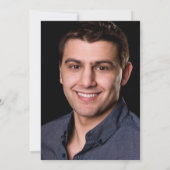 Blauwe denim - Bekijk de trunkparty foto uitnodige Kaart (Achterkant)